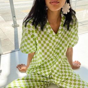 NWT Holiday the Label Pajama Top Only